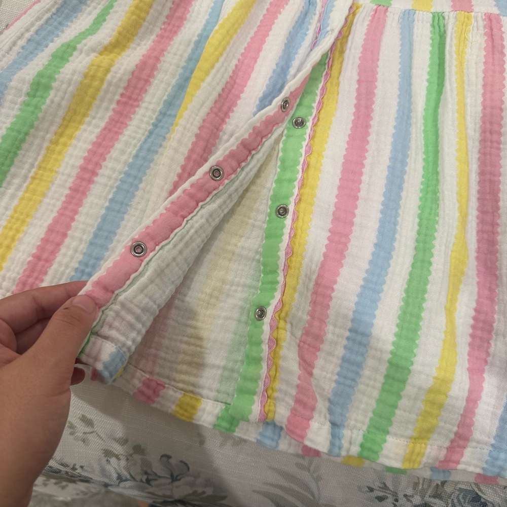 Angel Dear Ric Rac Stripe Dress - Picture 3 of 10